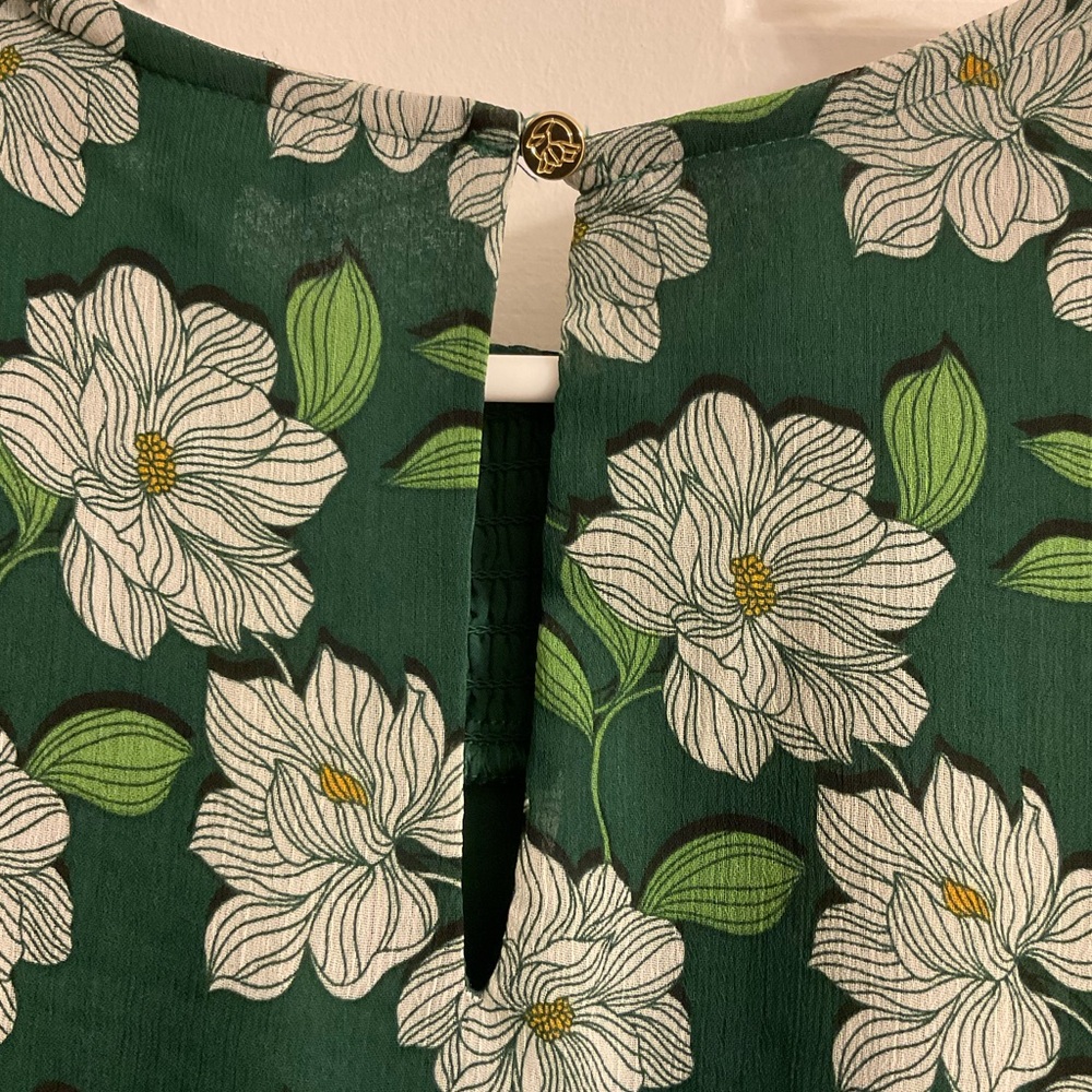 Draper James Smocked Woven Top/Blouse - Picture 6 of 12